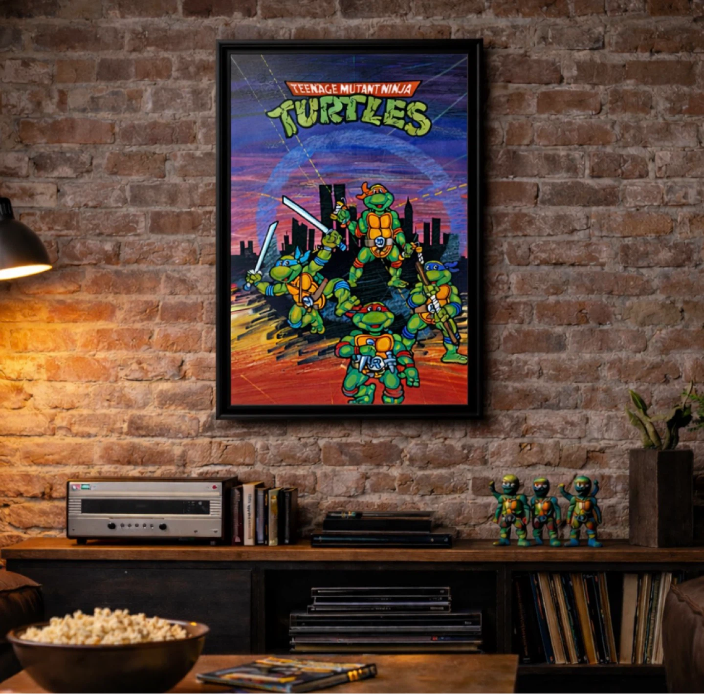Teenage Mutant Ninja Turtles 1990 wall plaque