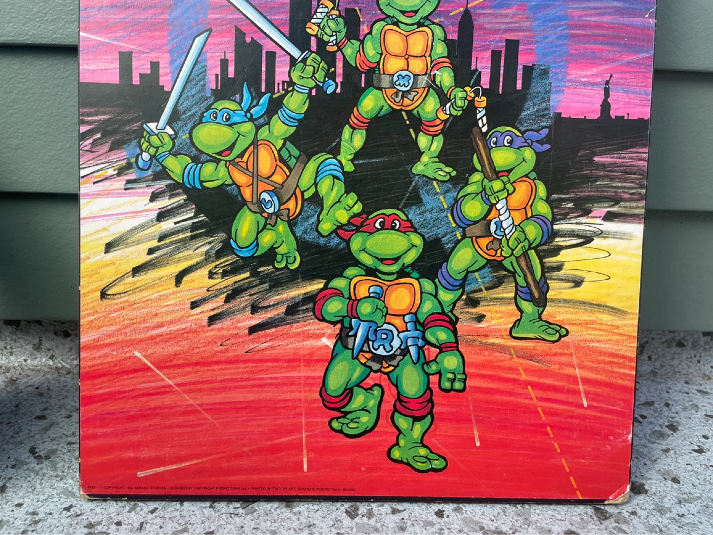 Teenage Mutant Ninja Turtles 1990 wall plaque - photo 5