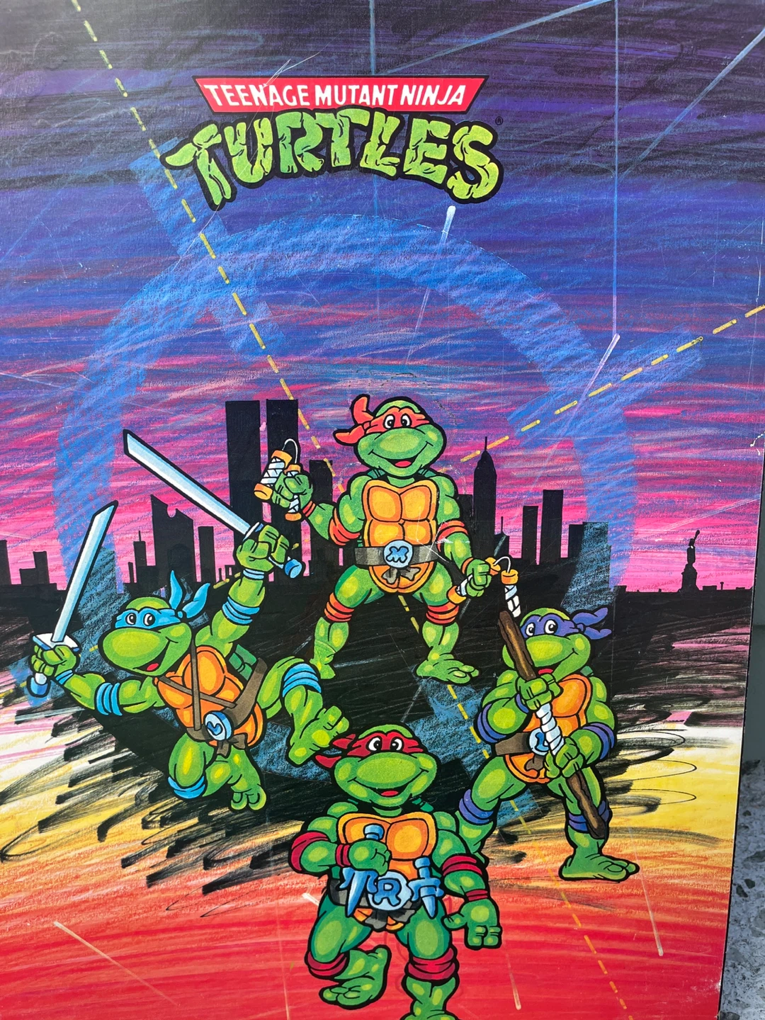 Teenage Mutant Ninja Turtles 1990 wall plaque - photo 4