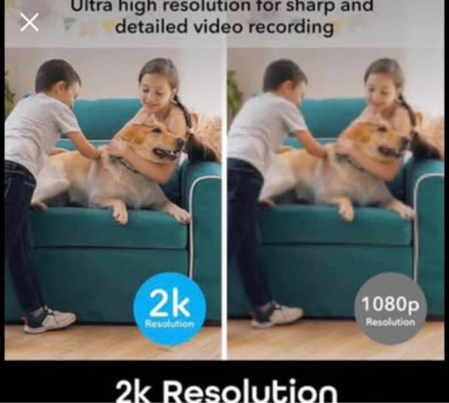 2K Smart Home Security Camera with Night Vision and 2-Way Audio - photo 3