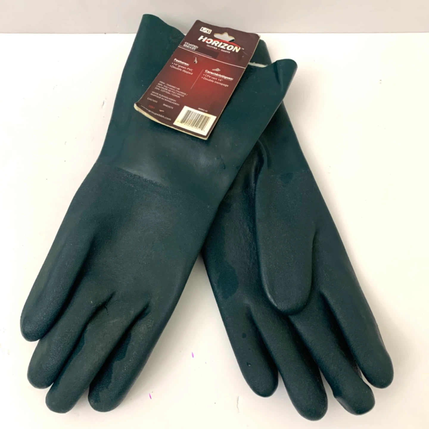 Work Gloves PVC Coated Waterproof Gloves Heavy Duty Large Tools