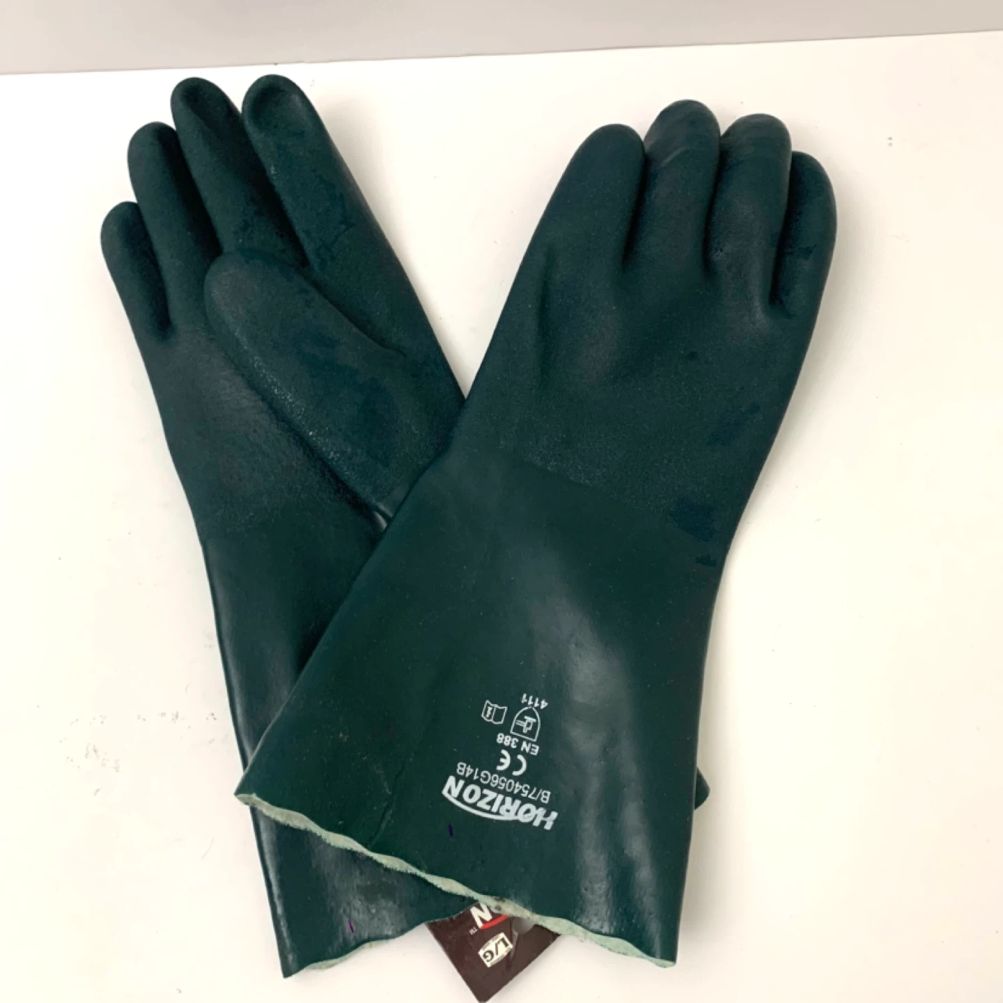 Work Gloves PVC Coated Waterproof Gloves Heavy Duty Large Tools - photo 4
