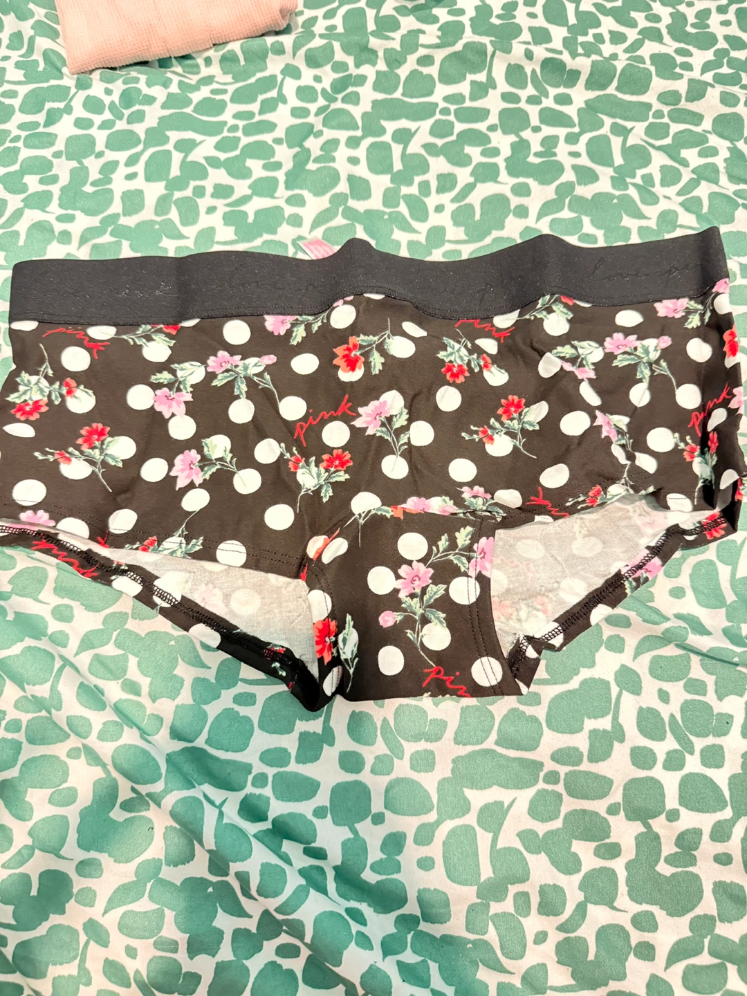 Victoria's Secret PINK Women's Size L Hipster Panty - Floral Dot