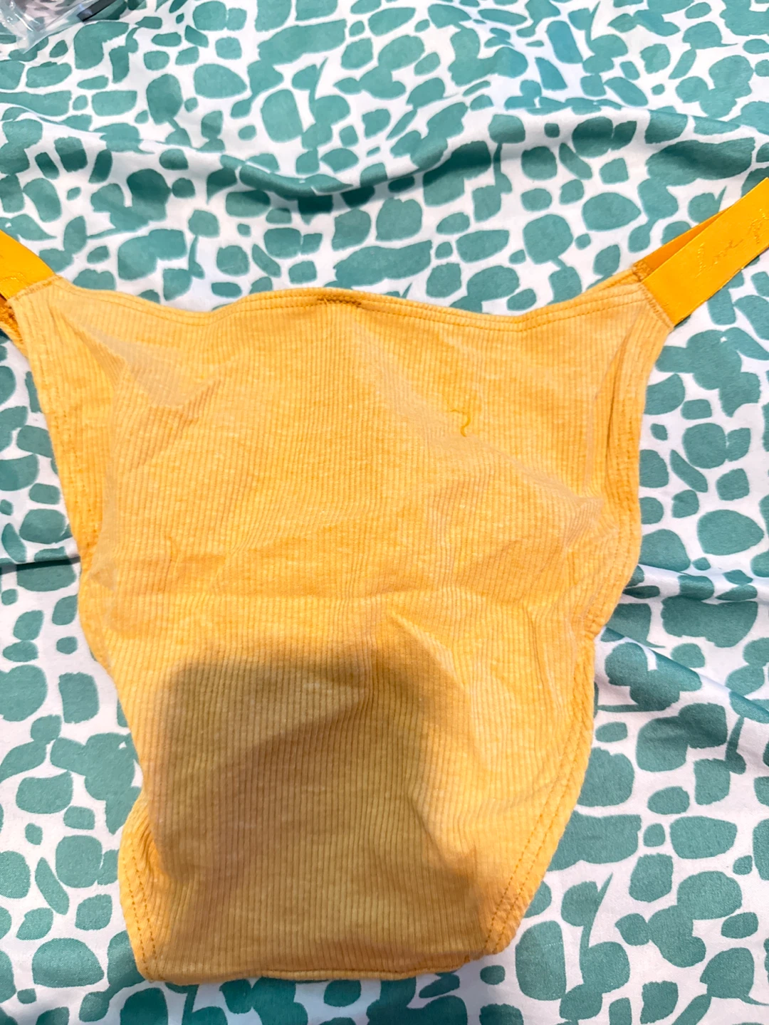 Victoria's Secret Yellow Ribbed bikini L - photo 2