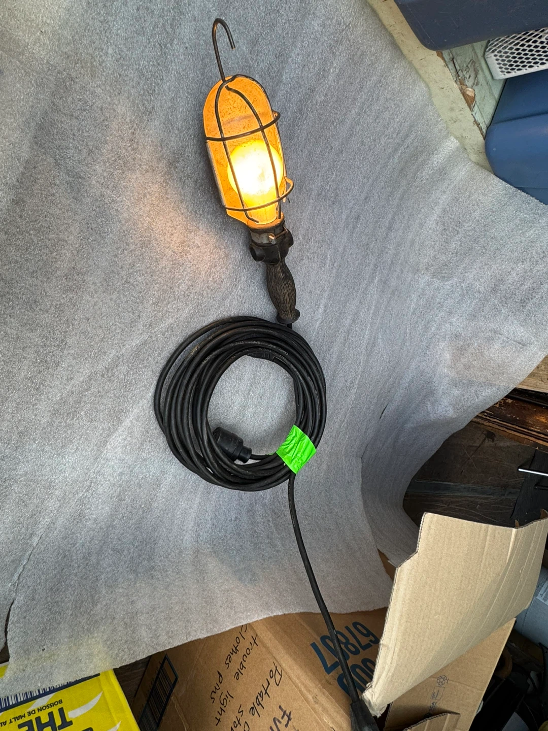 Work Light with Cage and Cord - photo 2