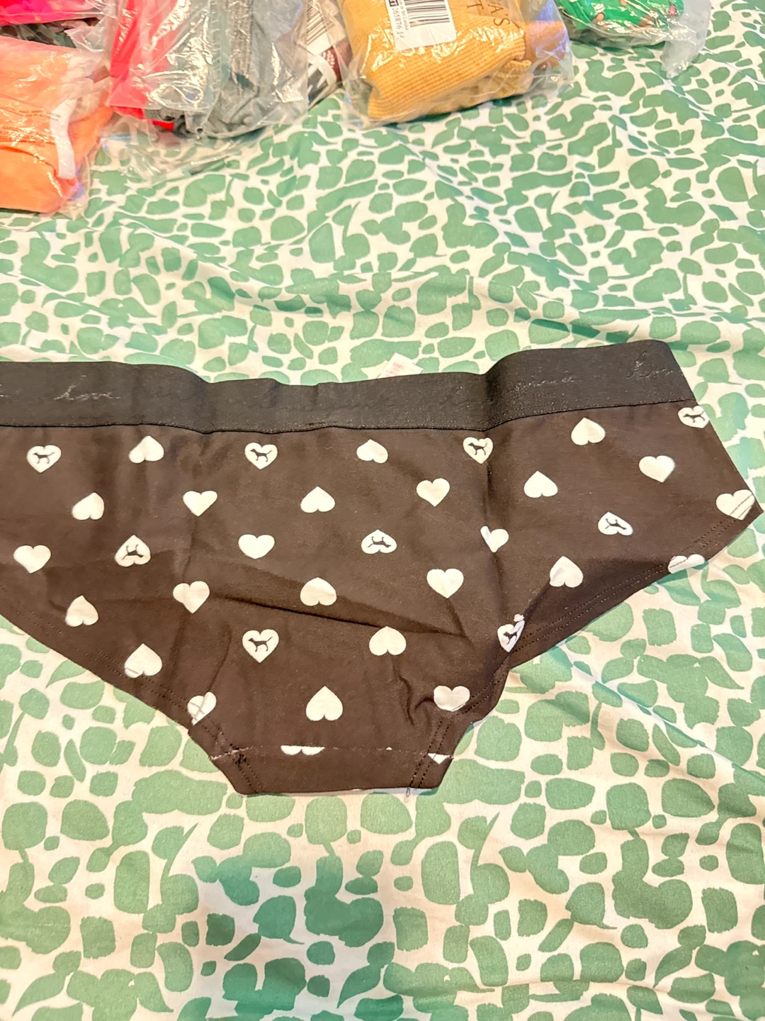 Victoria's Secret Pink Women's L Heart Print Underwear - photo 2