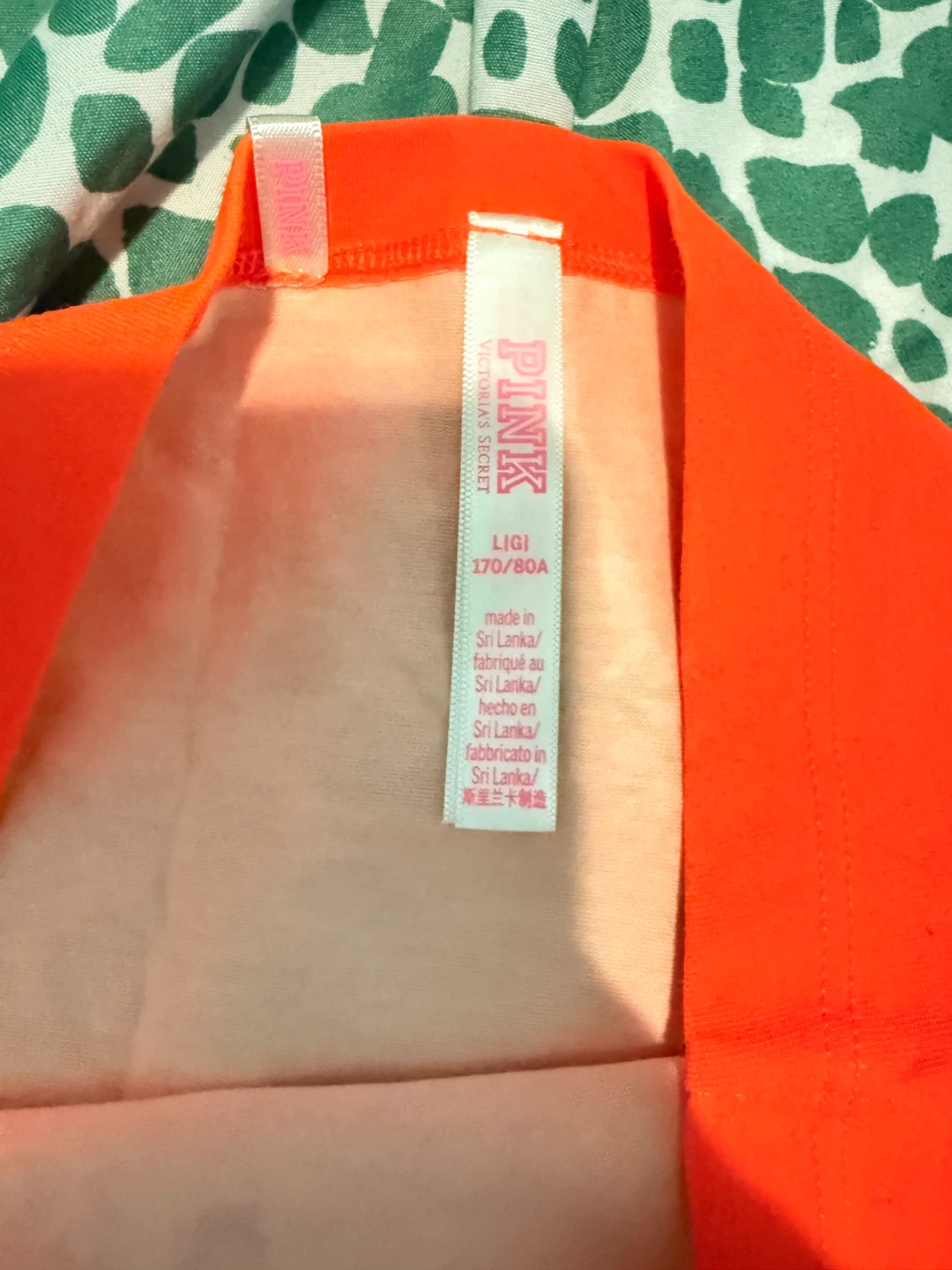 Victoria's Secret PINK Orange Spiderweb Boyshorts Size L - photo 3