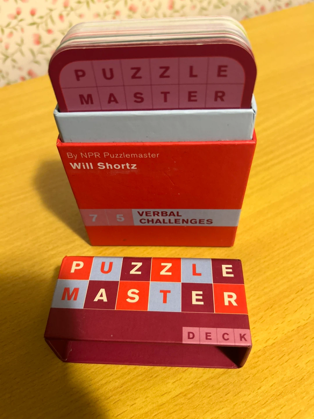 Puzzle Master Verbal Challenges Deck by Will Shortz - photo 3