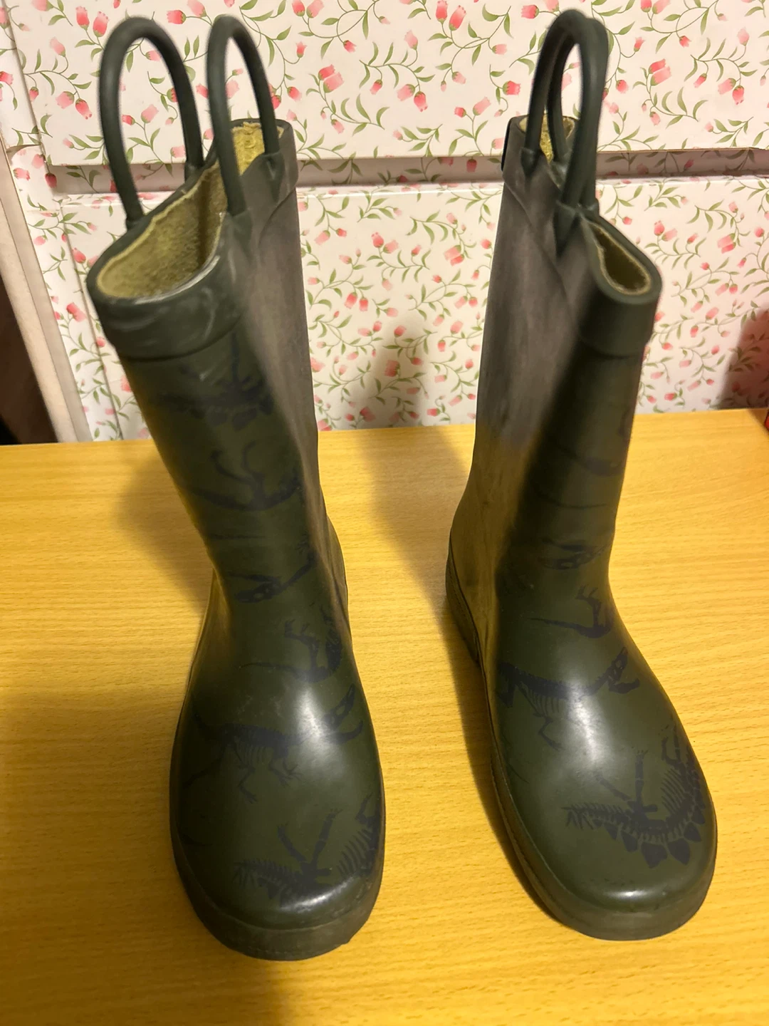 Kids Dinosaur Rain Boots Size 11