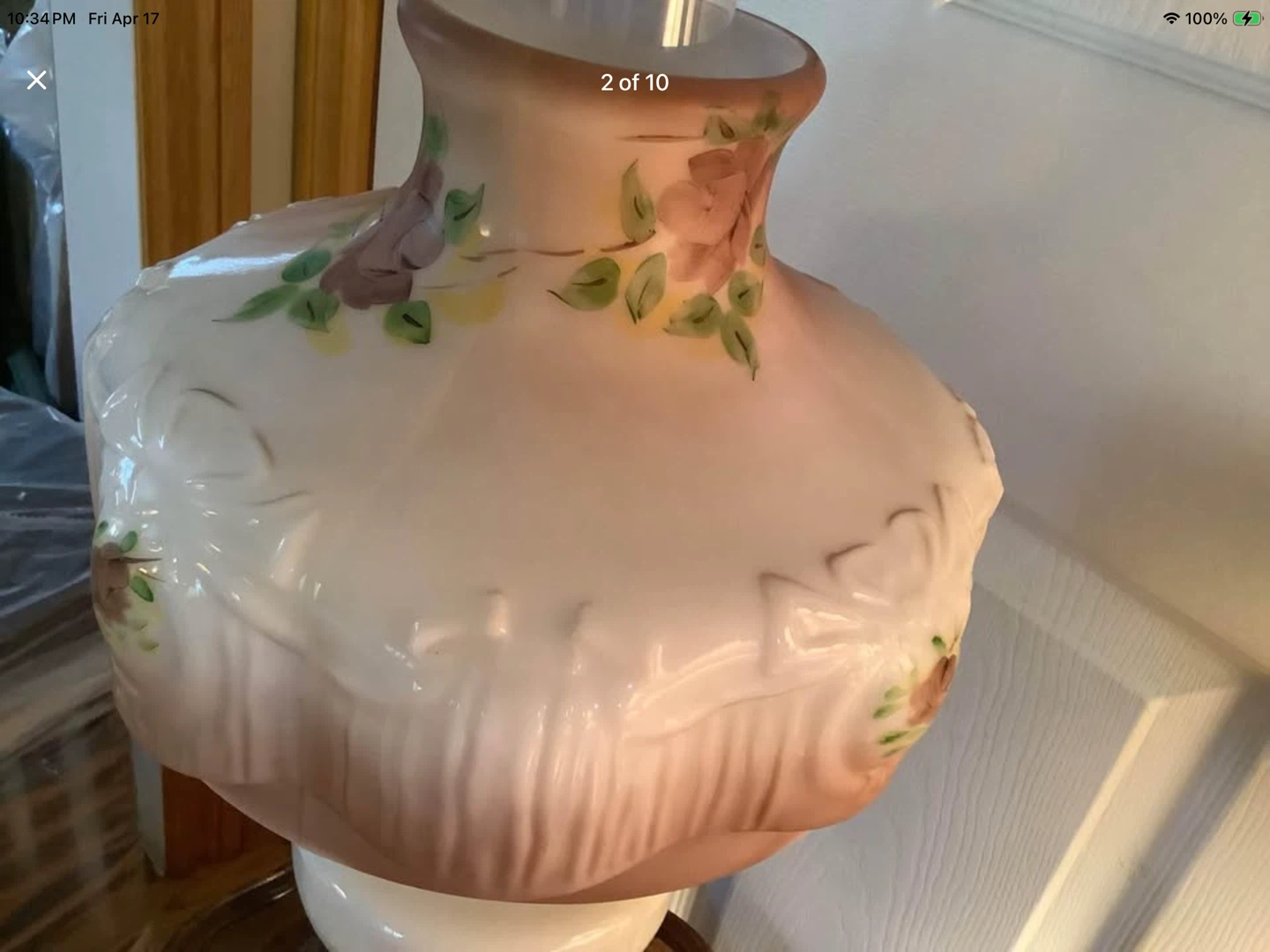 Vtg Aladdin Alacite Simplicity Rose Gold Oil Lamp 🐞 - photo 2
