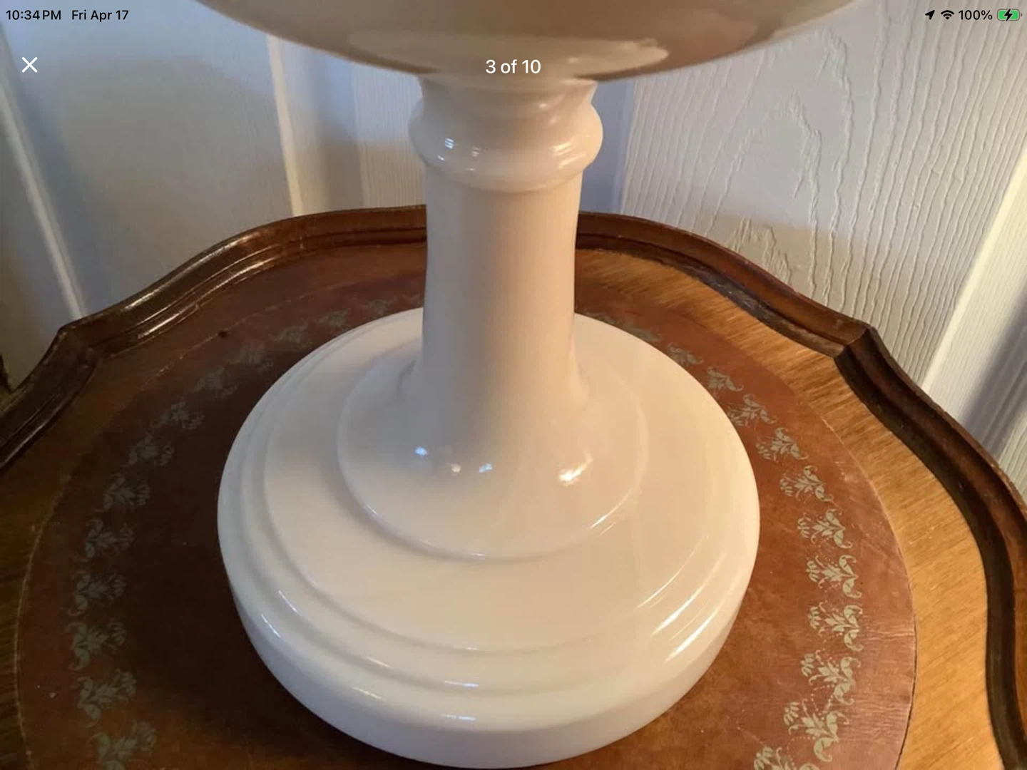 Vtg Aladdin Alacite Simplicity Rose Gold Oil Lamp 🐞 - photo 3