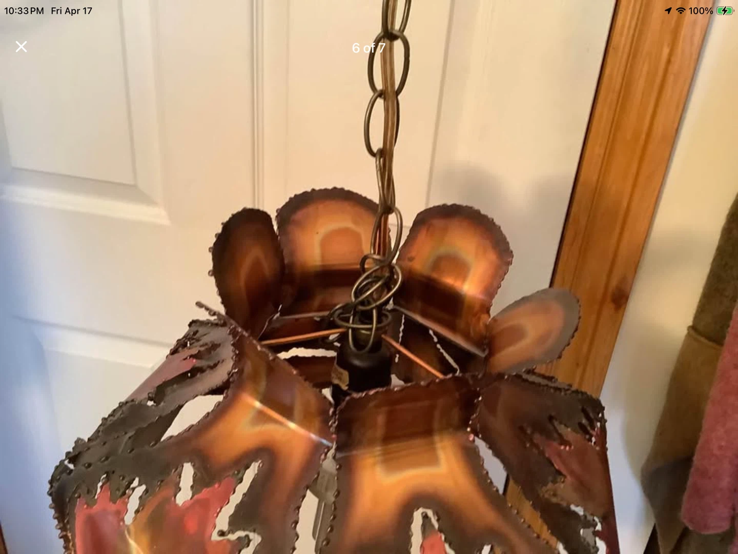 Vt Svend Aage Holm Sorensen Denmark Style Copper Lamp 🐞 - photo 4