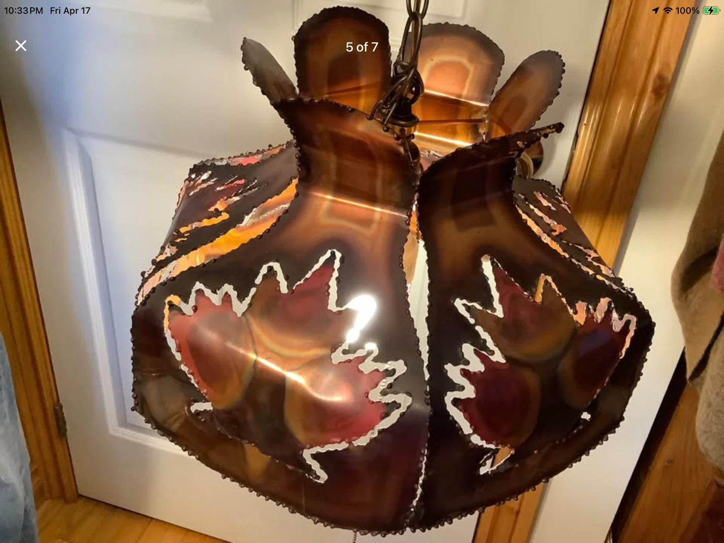 Vt Svend Aage Holm Sorensen Denmark Style Copper Lamp 🐞 - photo 3