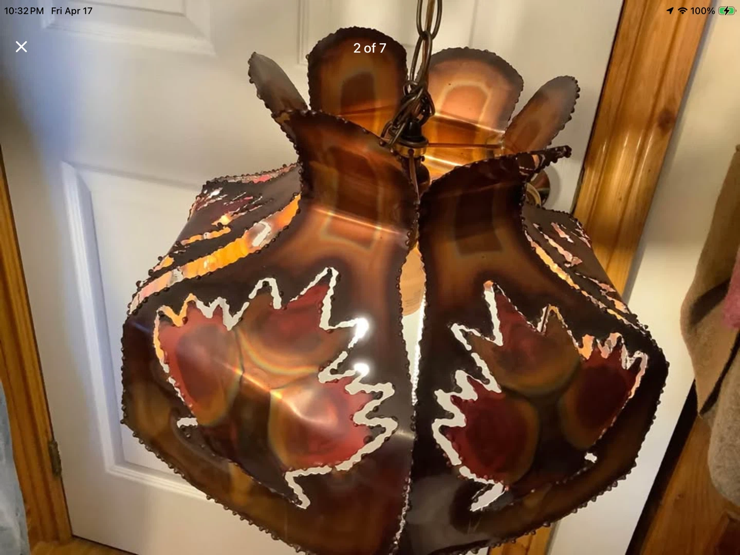 Vt Svend Aage Holm Sorensen Denmark Style Copper Lamp 🐞 - photo 5