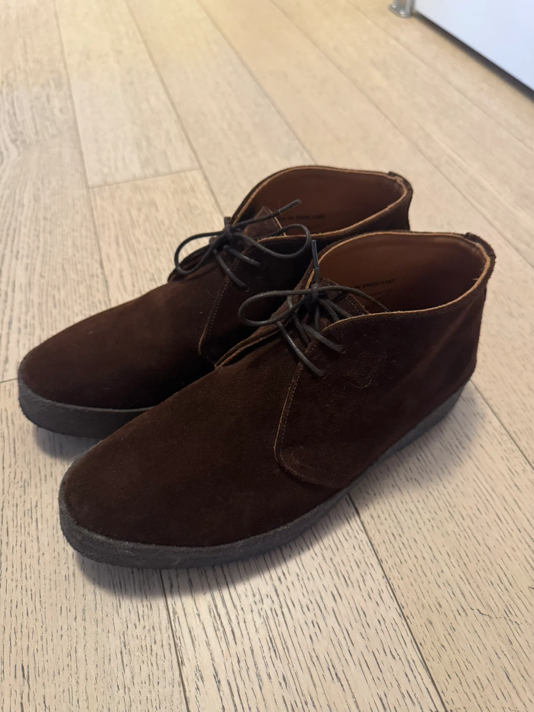 Sanders Brown Suede Chukka Boots Size 9