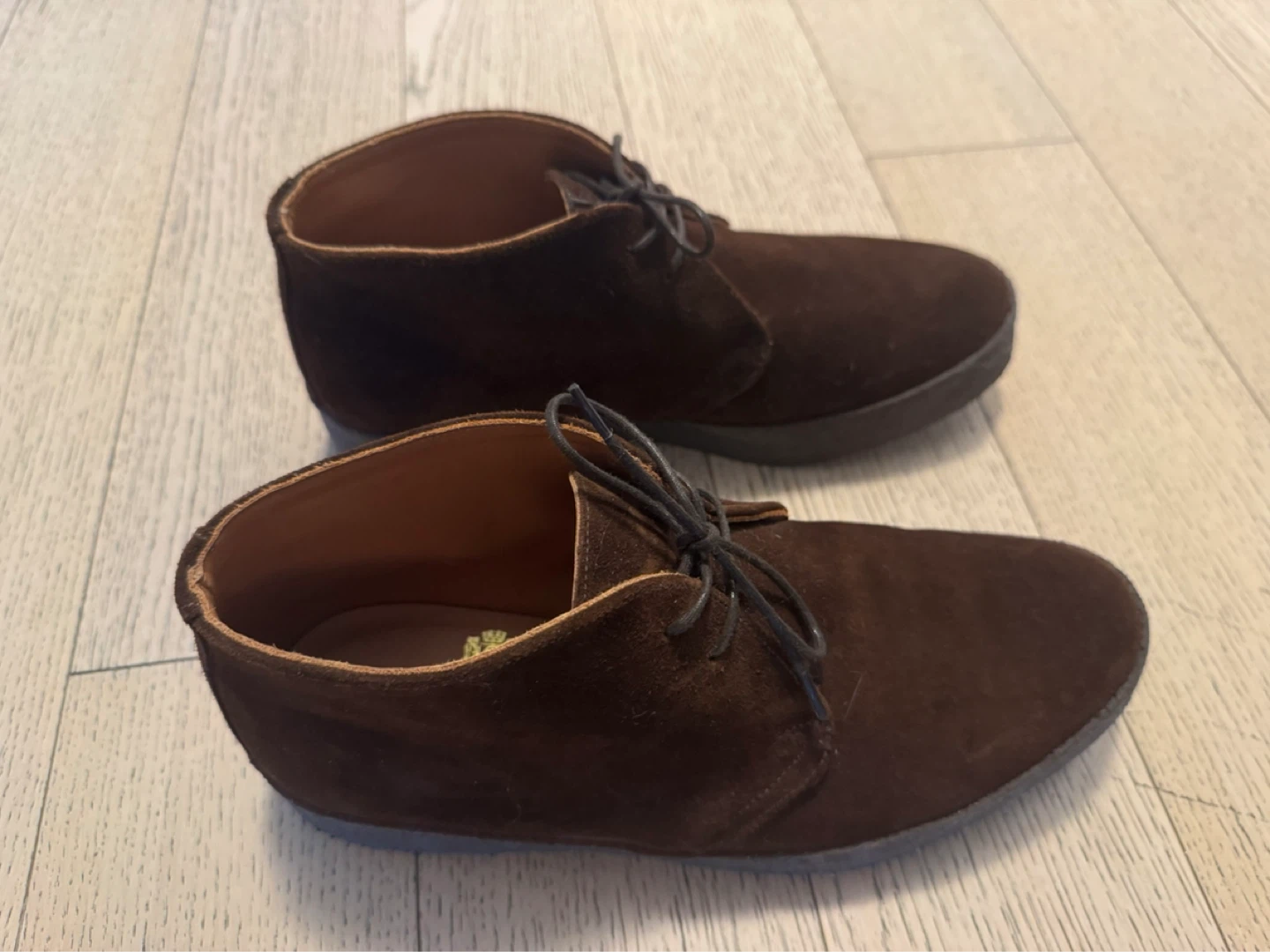 Sanders Brown Suede Chukka Boots Size 9 - photo 3