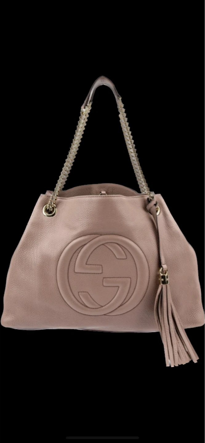 Gucci Shoulder Bag - Pinkish Tan Leather