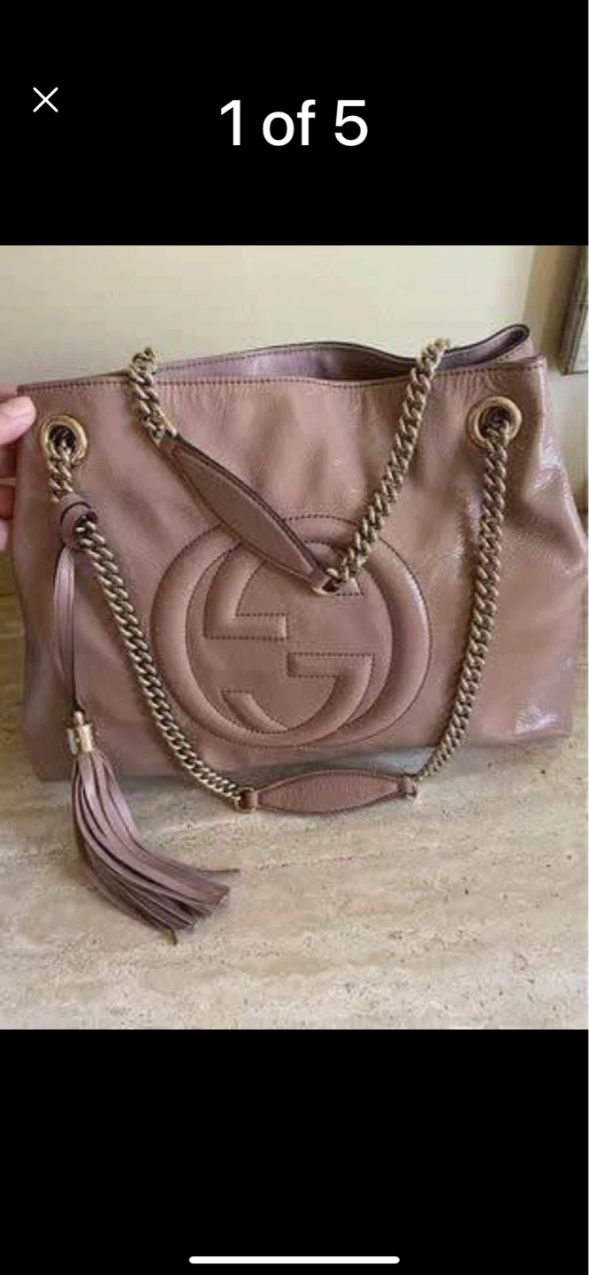 Gucci Shoulder Bag - Pinkish Tan Leather - photo 2
