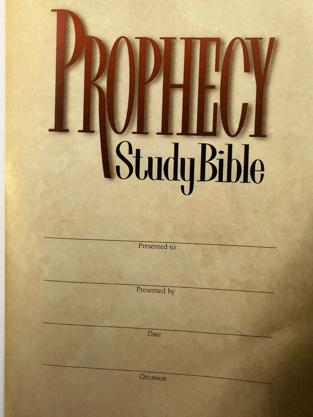 Prophecy Study Bible - photo 2