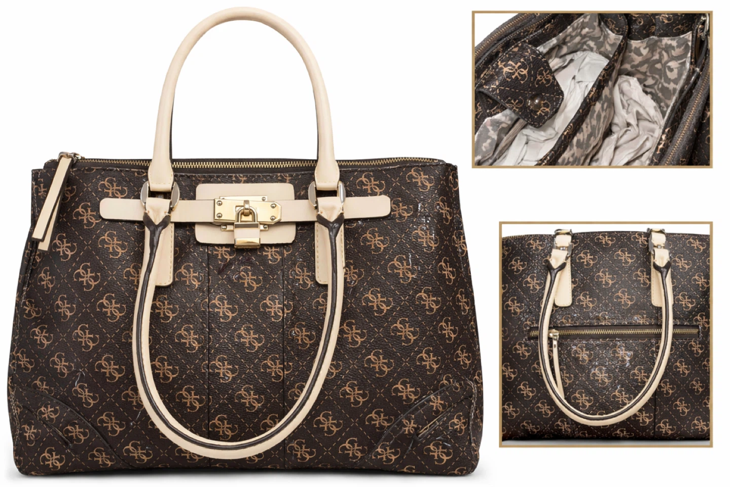 Guess Monogram Tote Bag