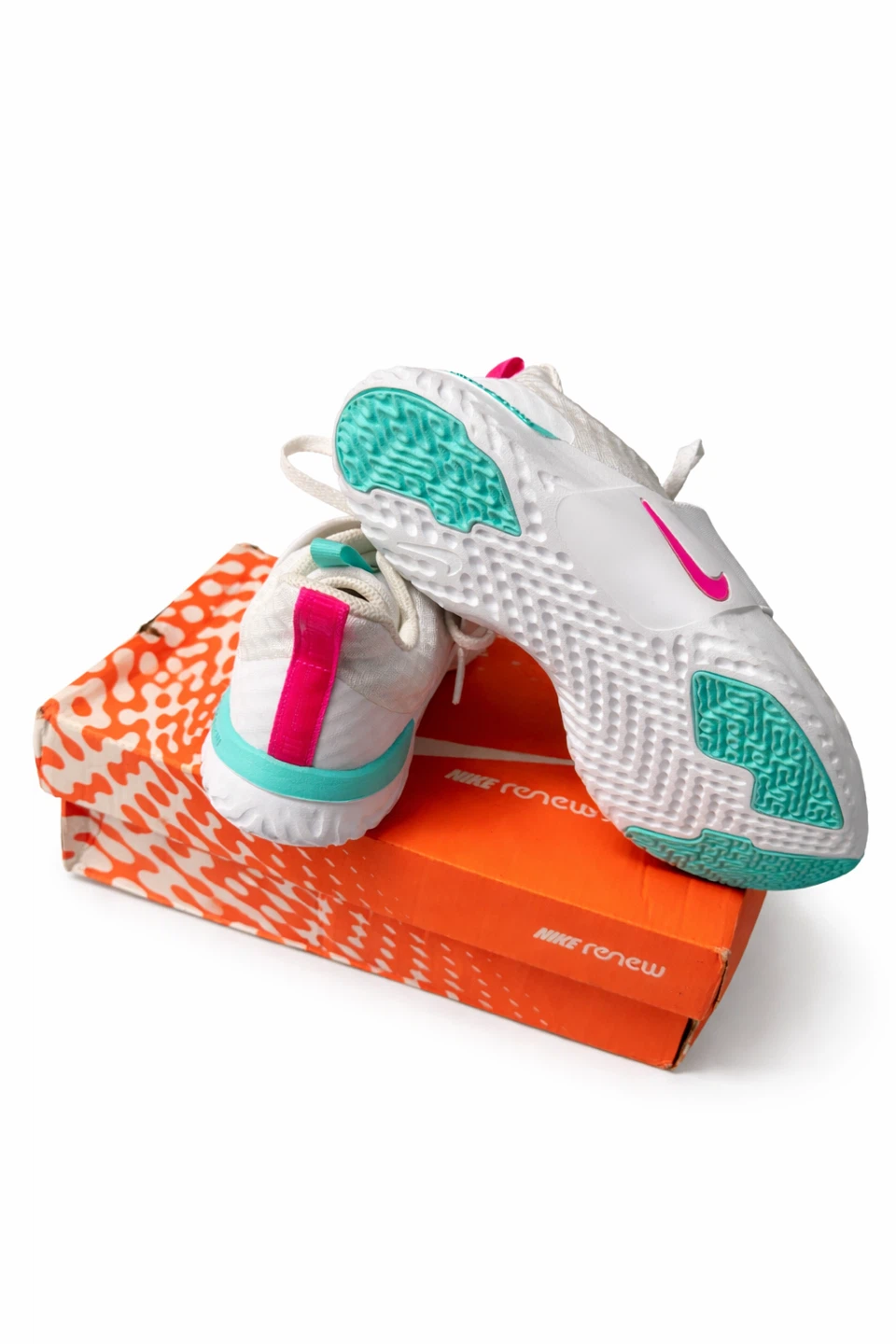 Nike Renew TR 9 Women’s Size 6 NEW White/Pink/Green - photo 2