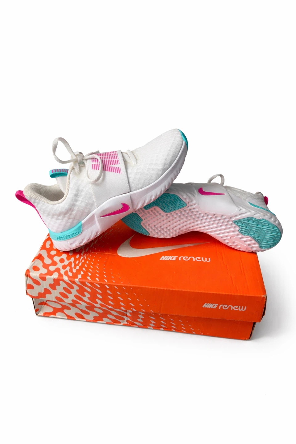 Nike Renew TR 9 Women’s Size 6 NEW White/Pink/Green