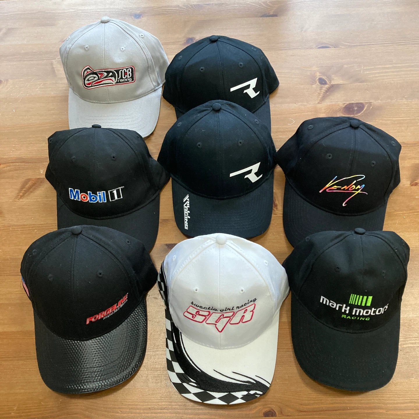 8 New Baseball Caps