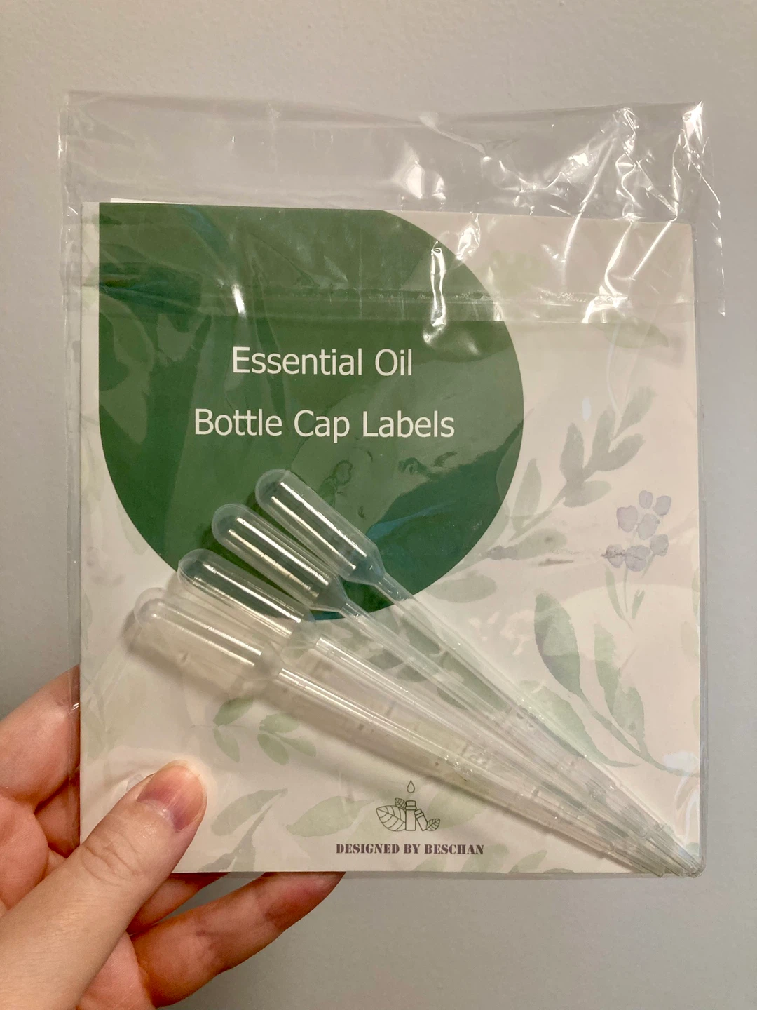 New Essential Oil Labels & Pipettes