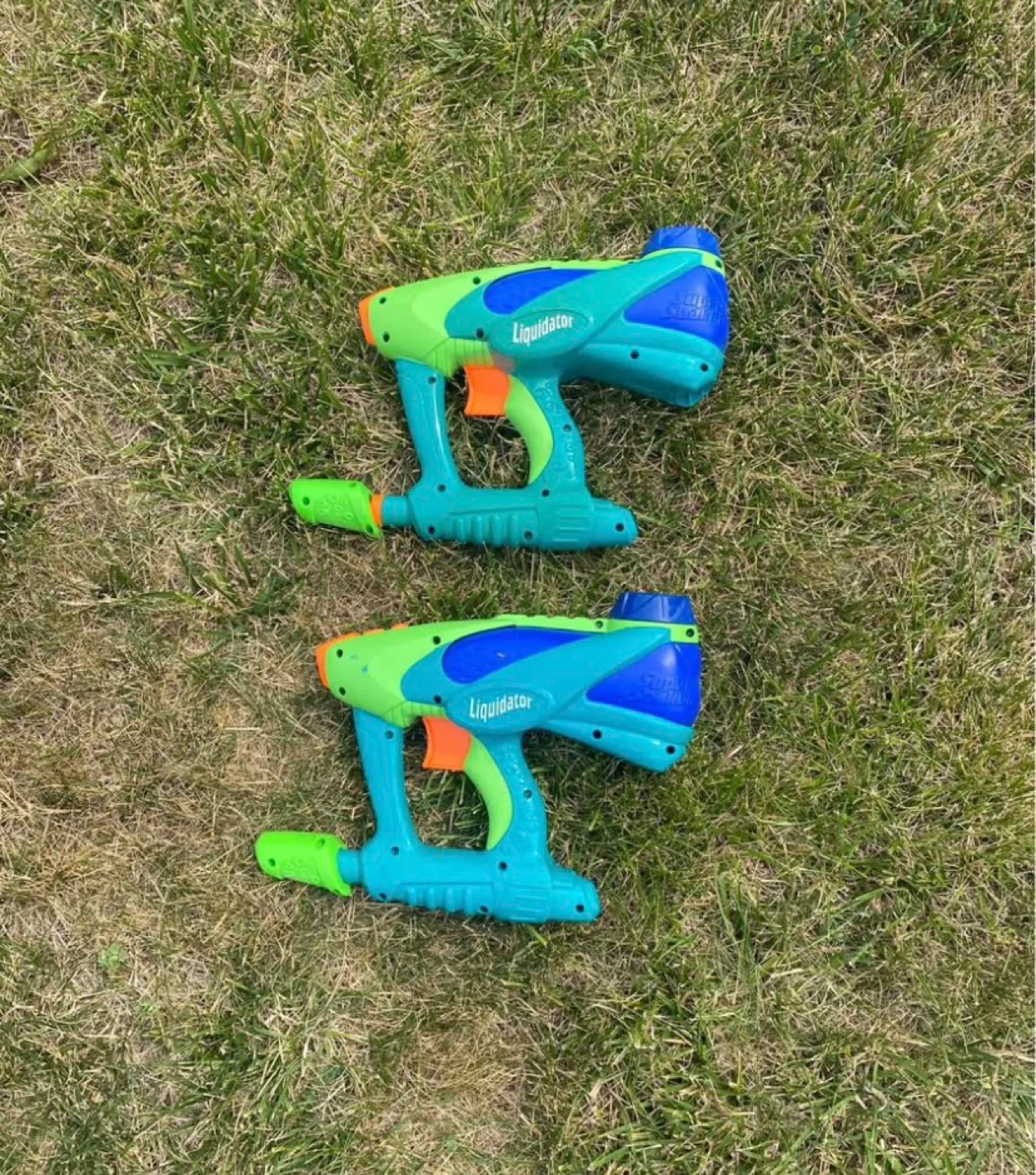 Vintage Super Soaker Liquidator Twin Pack - Working Air Pressure