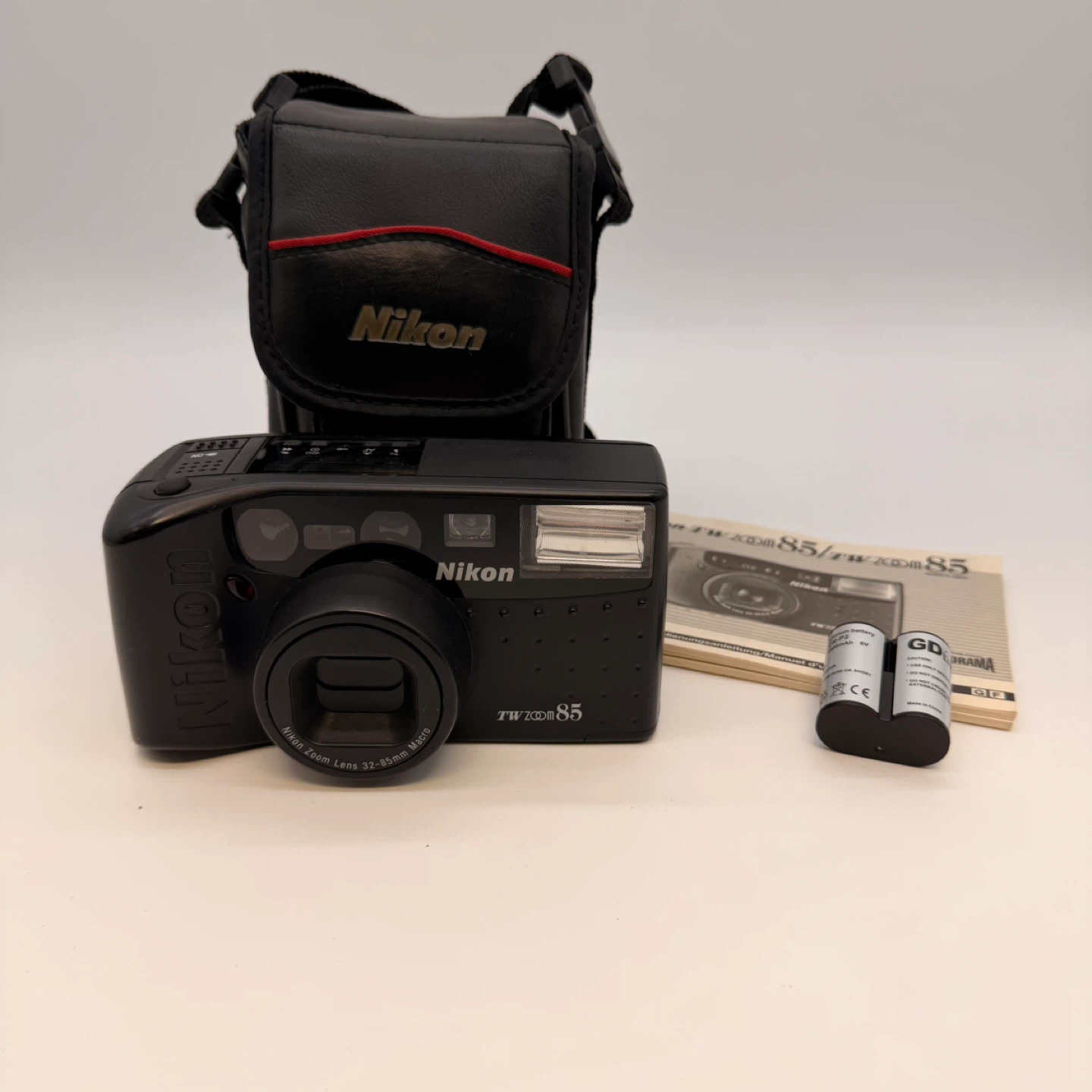Nikon TW Zoom 85 Camera with Case and Manual
