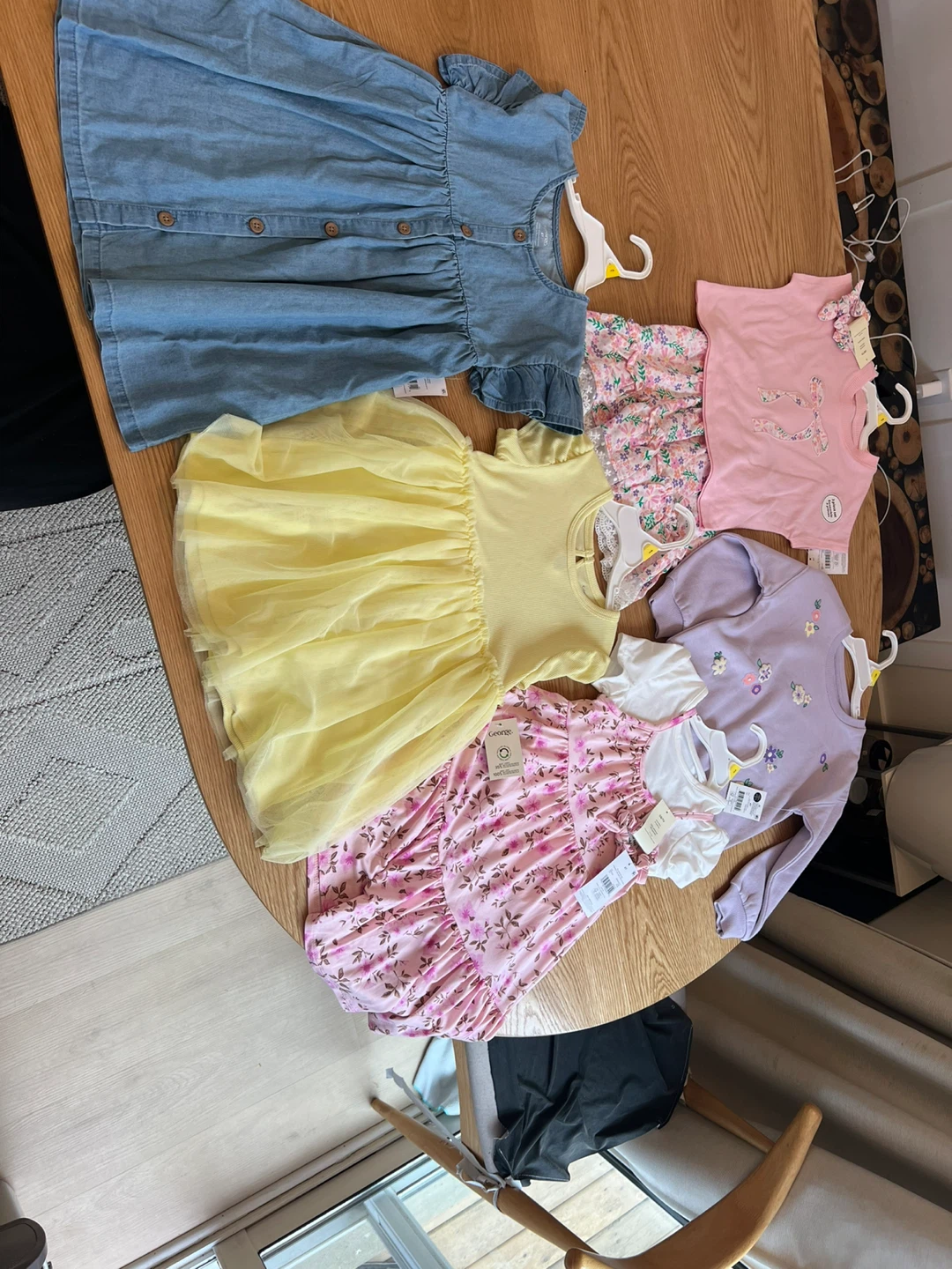 Brand New 5-Piece Toddler Girl Set (George Brand) - Size 4T