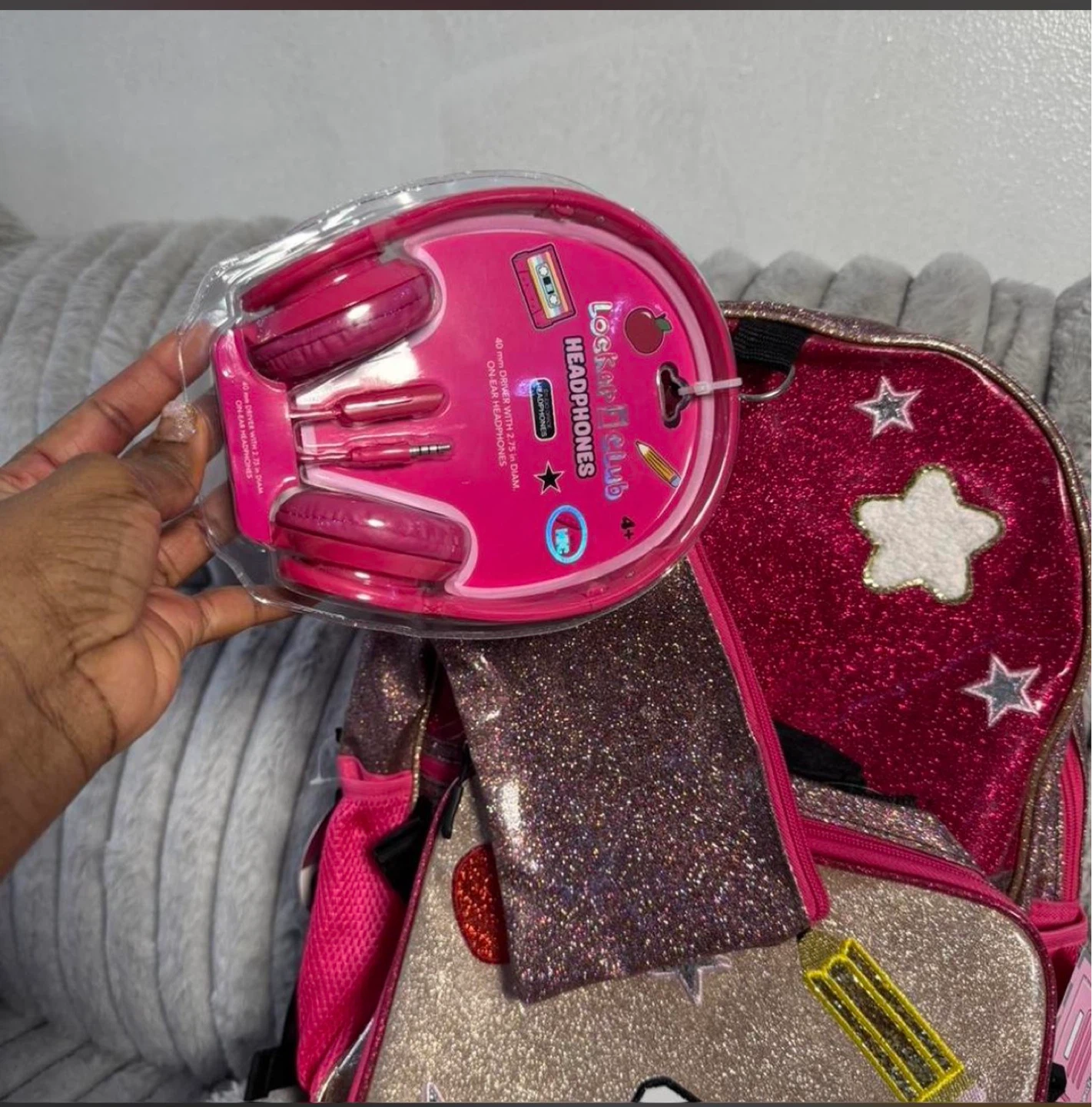 Locker Pals Backpack Lunch Bag & Headphones Set - photo 2