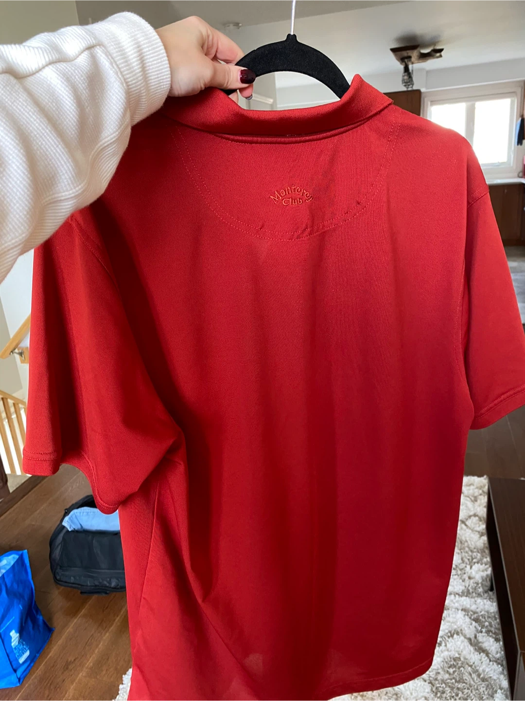 Men's Red Polo Shirt - photo 3
