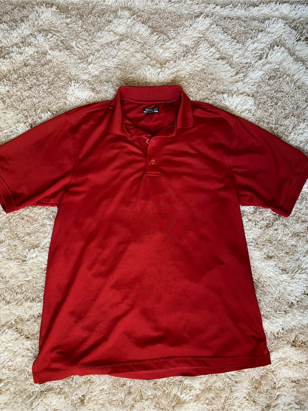 Men's Red Polo Shirt - photo 2