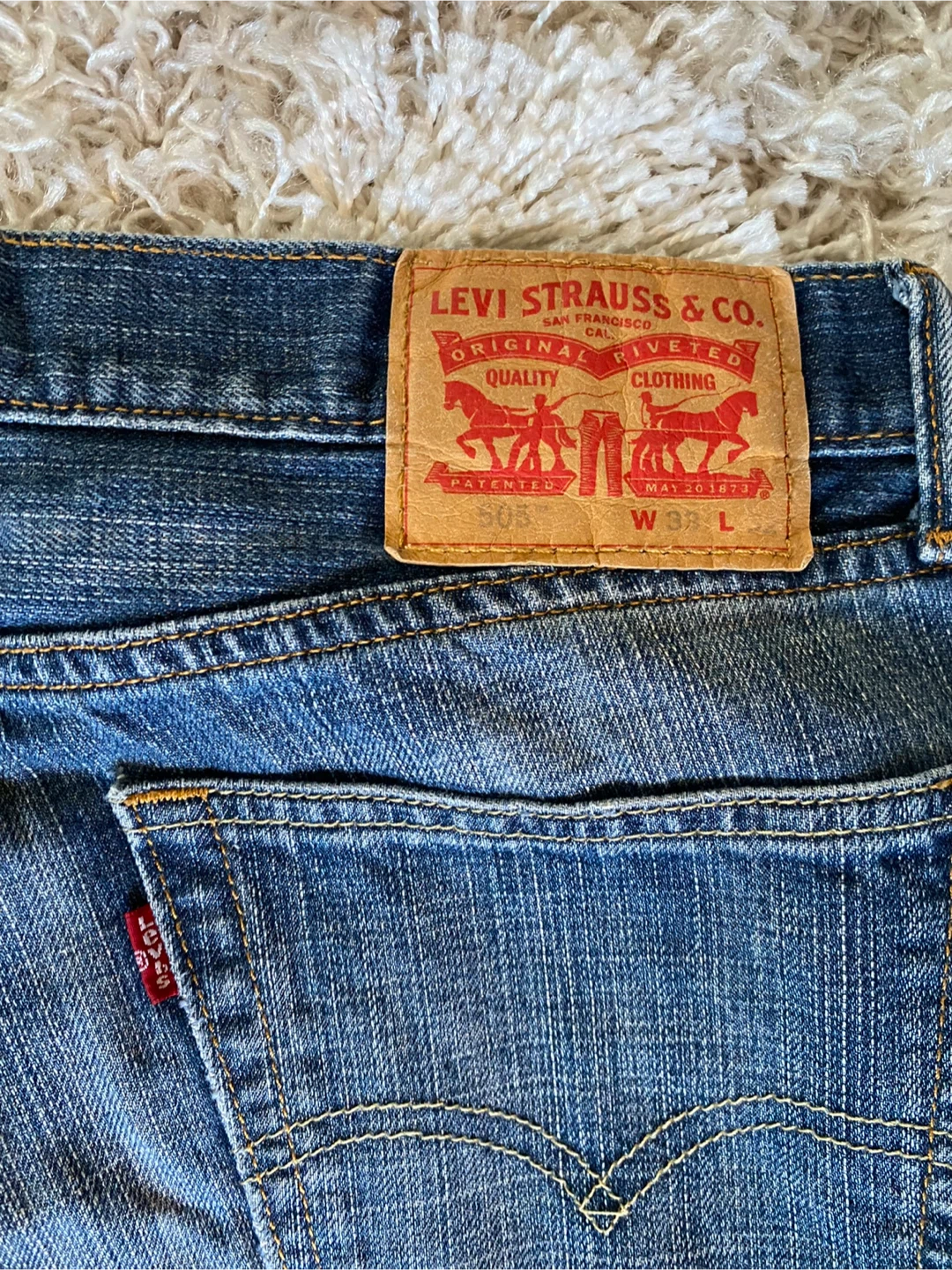 Levi's 505 Jeans - Men's Size 33 x L - photo 2