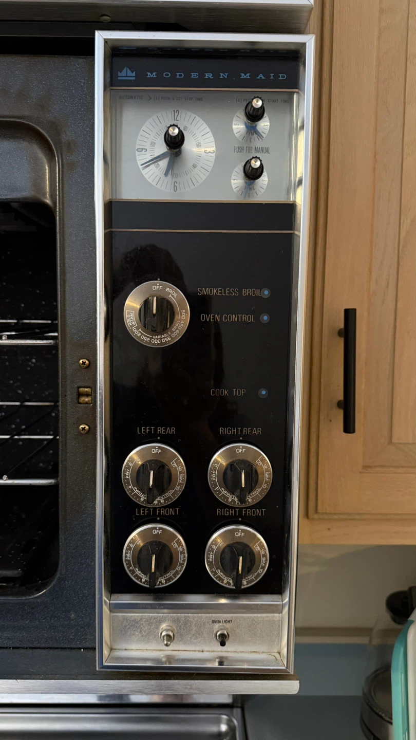Vintage Modern Maid Electric Range and Oven Combo retro - photo 5