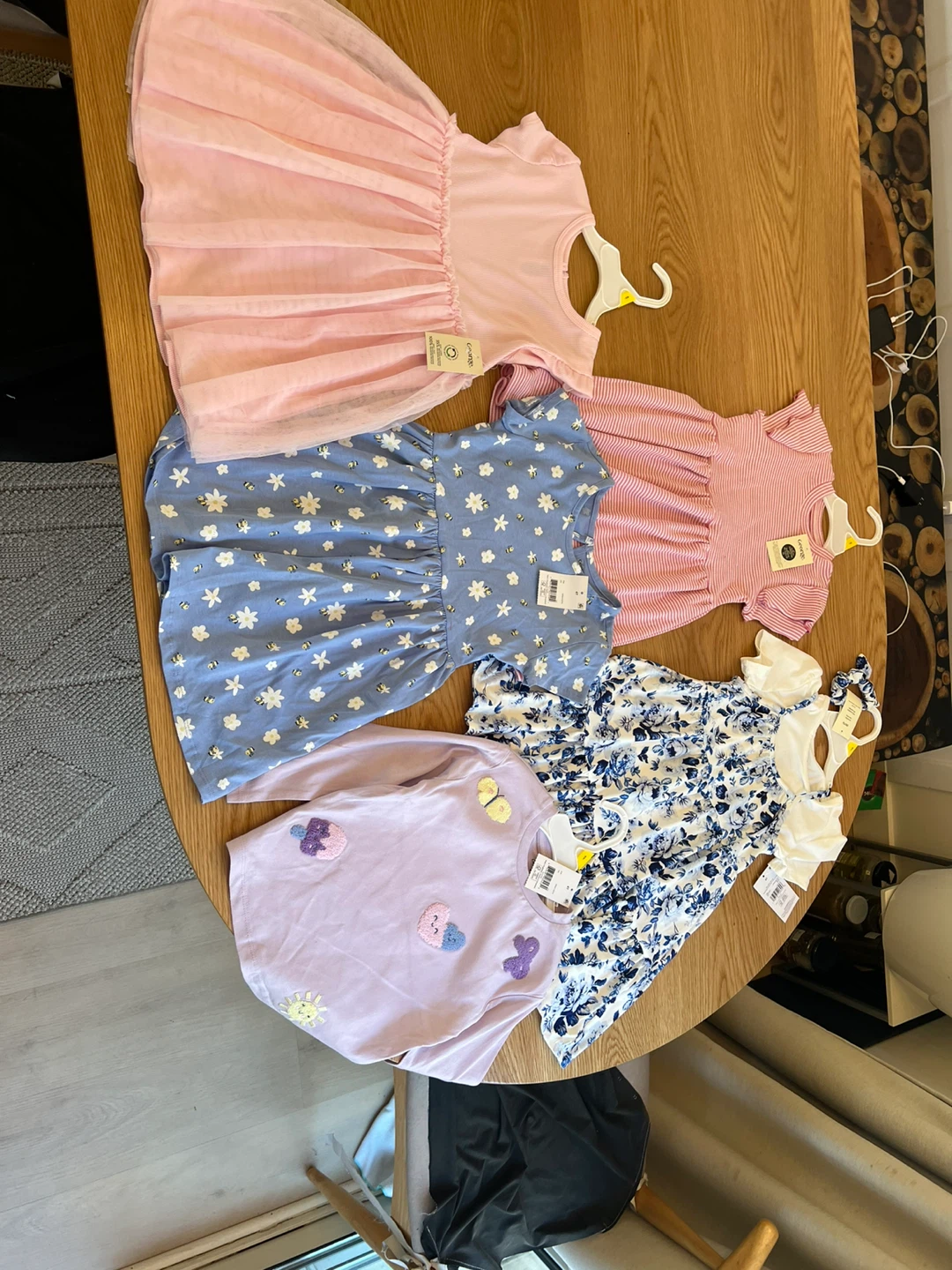 Brand New 5-Piece Toddler Girl Set (George Brand) - Size 4T