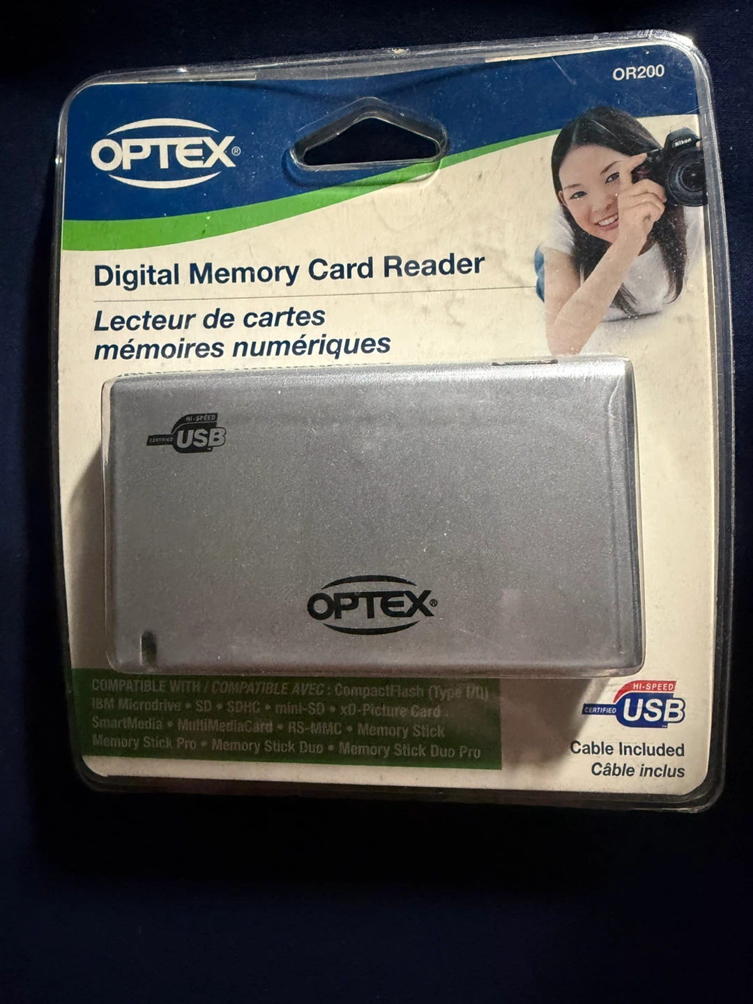 Optex OR200 7-in-1 Digital Memory Card Reader