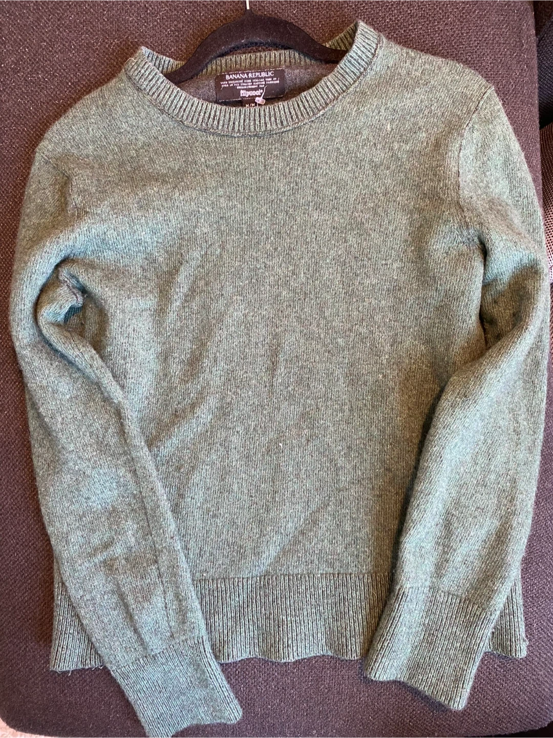 Banana Republic Green Crew Neck Sweater - Medium - photo 2