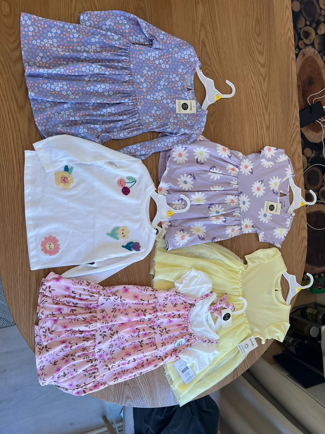 Brand New 5-Piece Toddler Girl Set (George Brand) - Size 4T