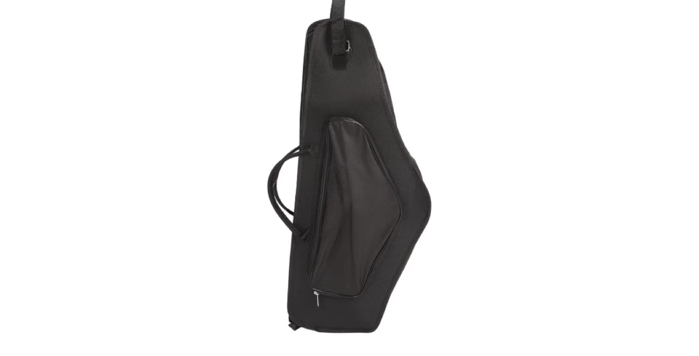 Black Alto Saxophone Case with Shoulder Strap