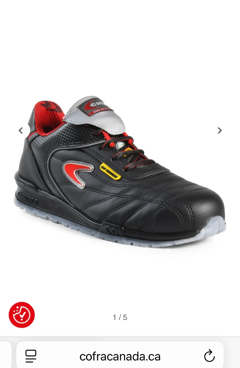 COFRA Black Safety Shoes
