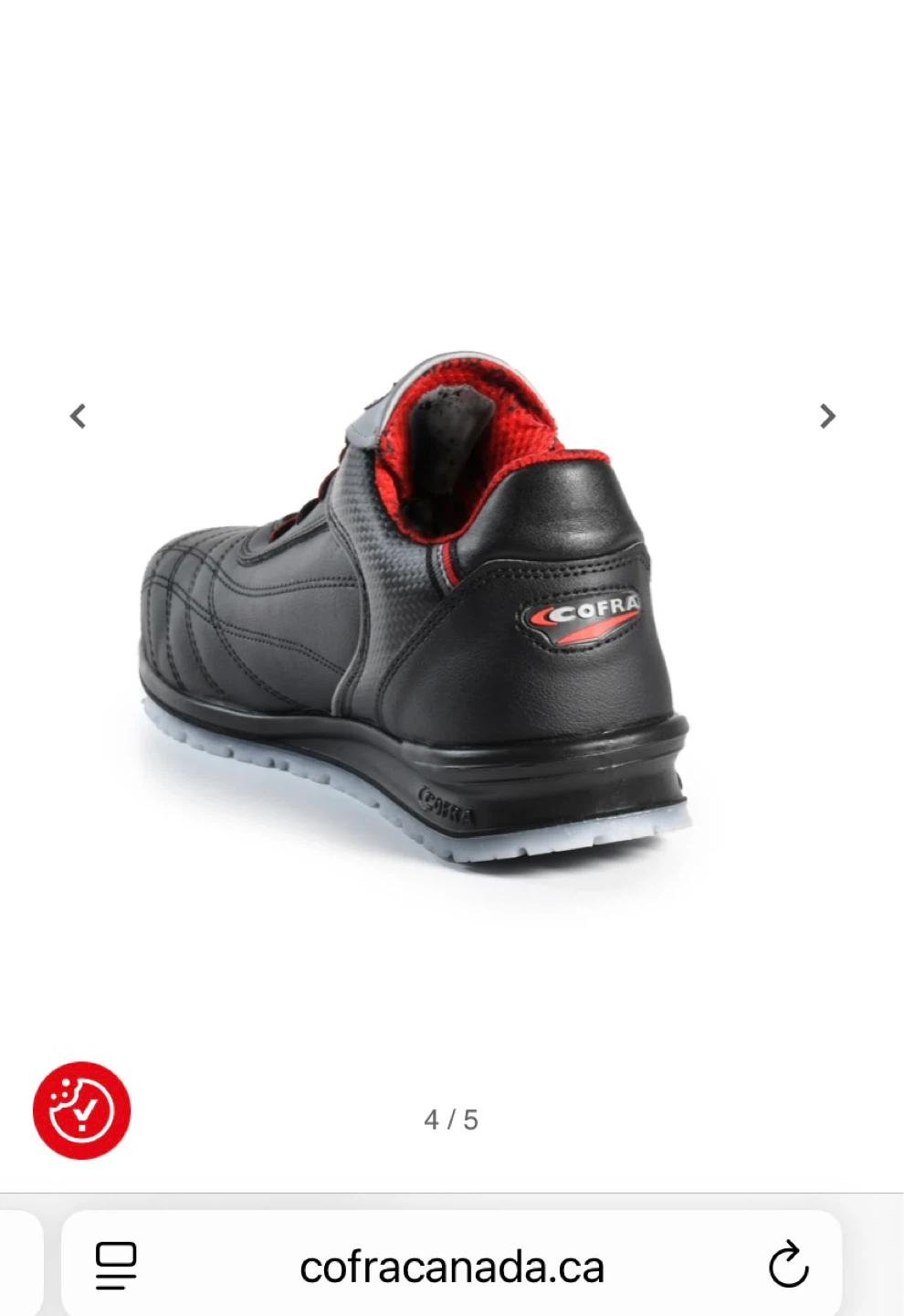 COFRA Black Safety Shoes - photo 3