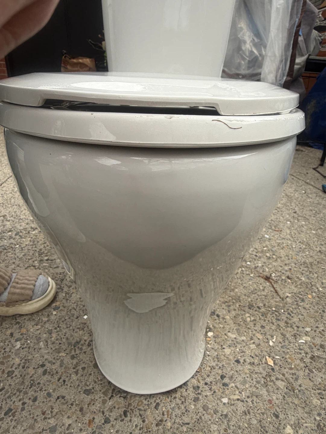 White Toilet Bowl