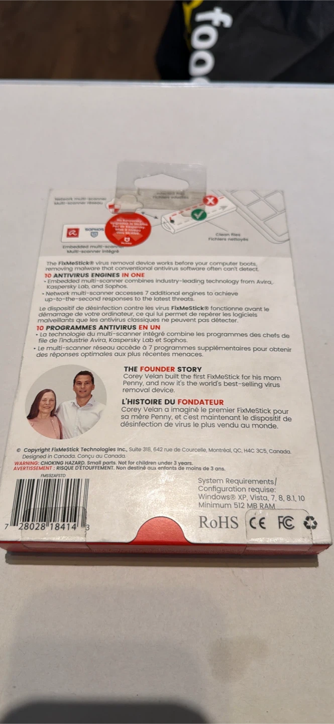 FixMeStick Virus Removal Device 1 Year/PC - photo 2