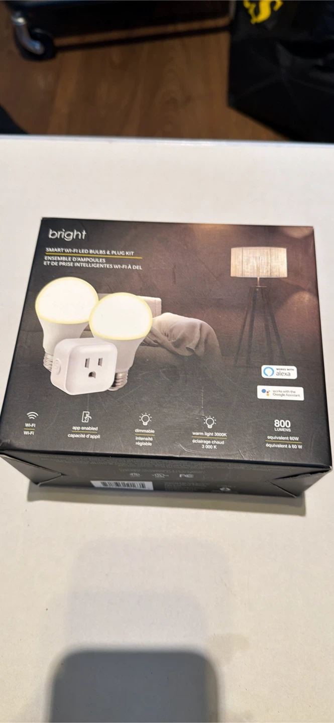 Bright Smart Wi-Fi LED Bulbs & Plug Kit