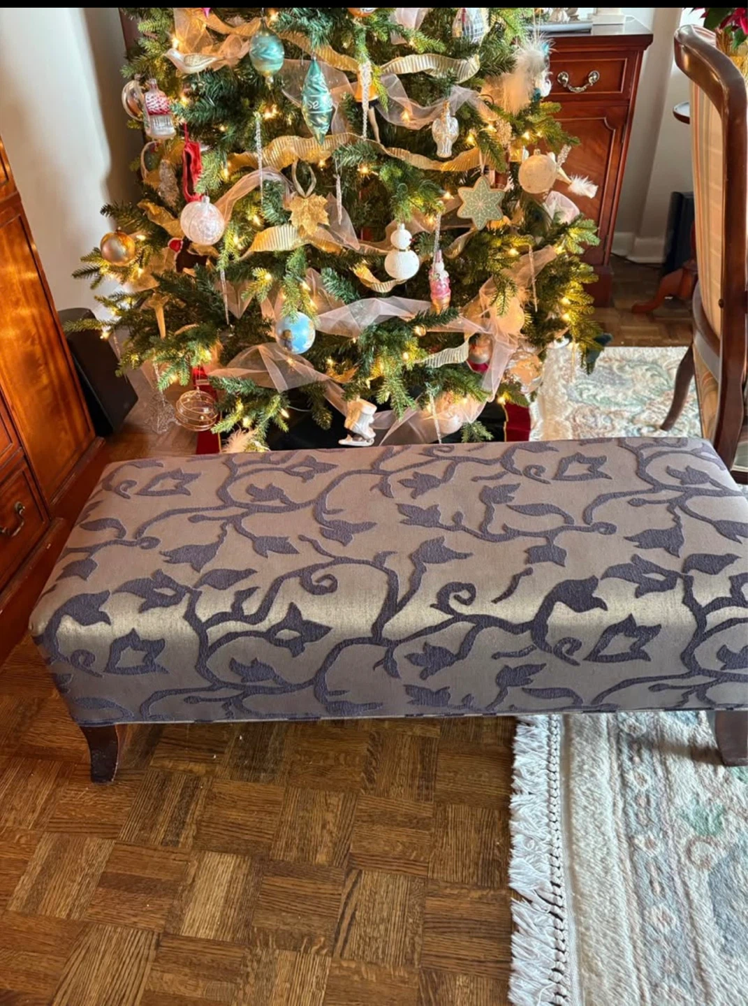 Beautiful Upholstered fireside bench - photo 2
