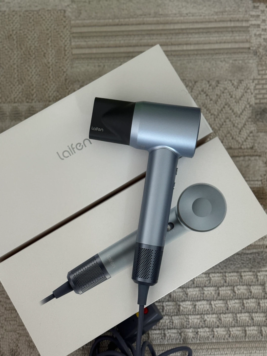 Laifen Swift High-Speed Hair Dryer - Silver Blue