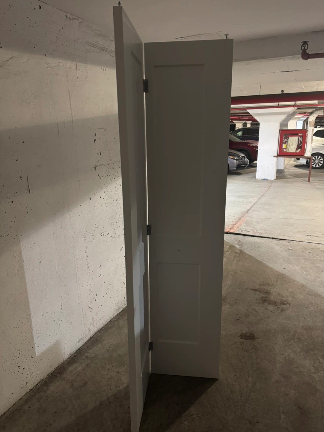 Two White Bi-Fold Door each 36x80 inches