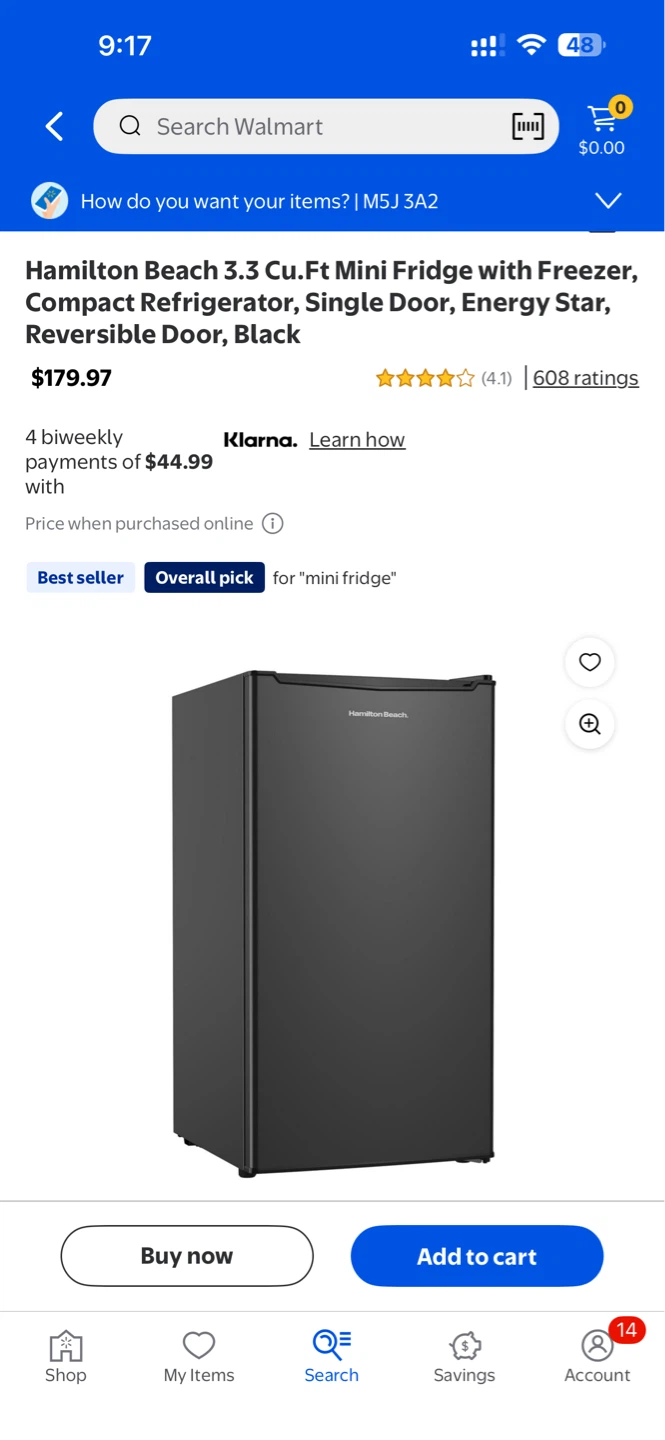 Hamilton Beach Mini Fridge (Refrigerator) with Warranty! - photo 5